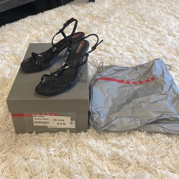 1 HR PRICE DROP Prada sandals - Picture 1 of 4
